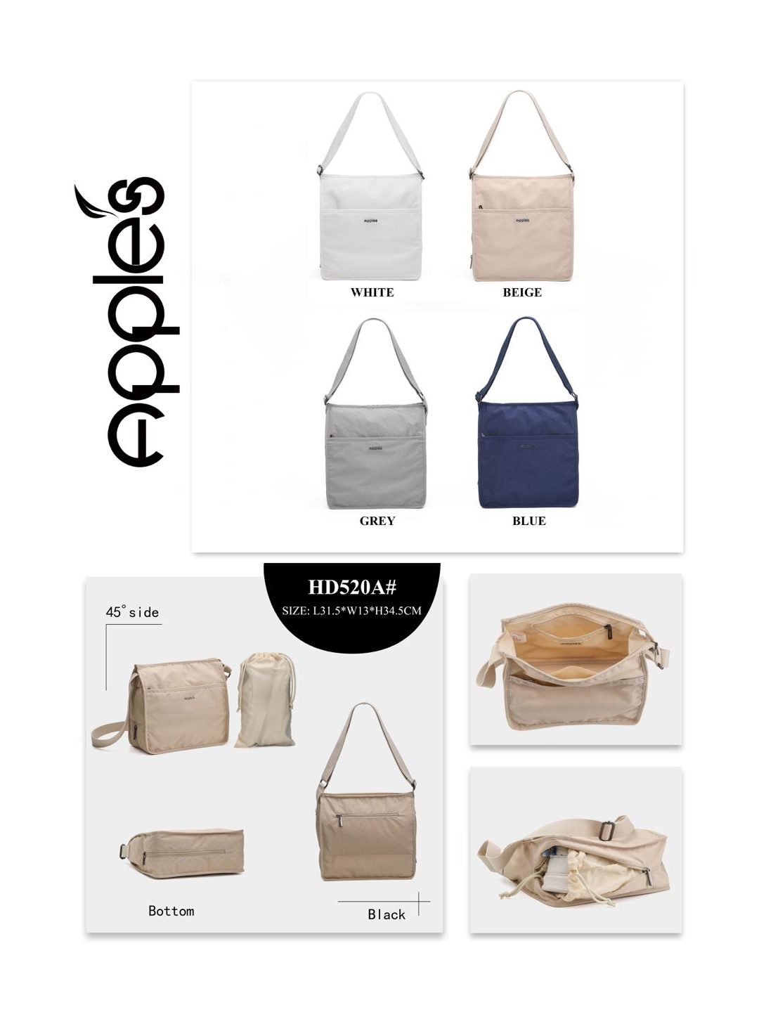 Men's Miqaat Bag - White